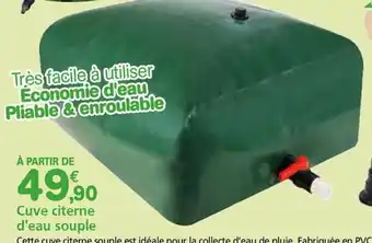Provence Outillage Cuve citerne d'eau souple offre