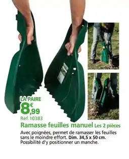 Provence Outillage Ramasse feuilles manuel Les 2 pièces offre