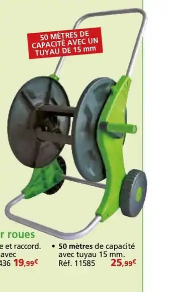 Provence Outillage Dévidoir tuyau sur roues offre