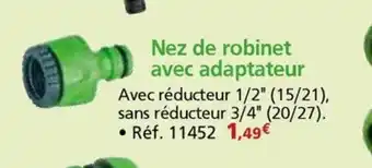 Provence Outillage Nez de robinet avec adaptateur offre