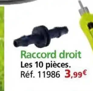 Provence Outillage Raccord droit offre