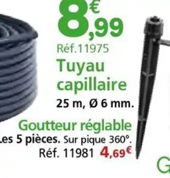 Provence Outillage Goutteur réglable offre