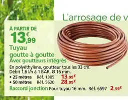 Provence Outillage Tuyau goutte à goutte offre