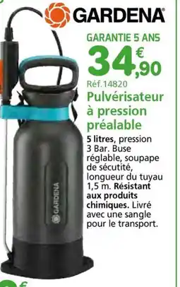 Provence Outillage Pulvérisateur à pression préalable offre
