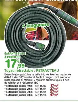 Provence Outillage Tuyau rétractable offre
