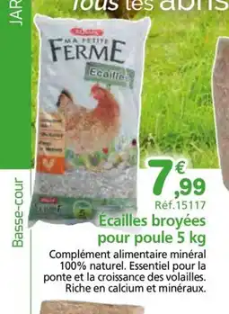 Provence Outillage Écailles broyées pour poule offre