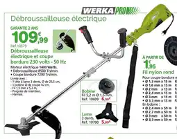 Provence Outillage Débroussailleuse électrique et coupe bordure 230 volts - 50 Hz offre