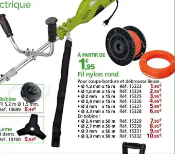 Provence Outillage Fil nylon rond offre