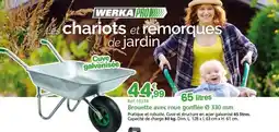 Provence Outillage Brouette avec roue gonflée offre