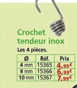 Provence Outillage Crochet tendeur inox offre