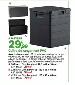 Provence Outillage Coffre de rangement offre