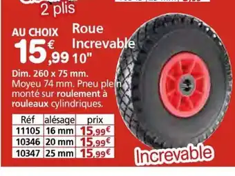 Provence Outillage Roue Increvable 10" offre
