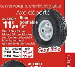 Provence Outillage Roue gonflable 10" offre
