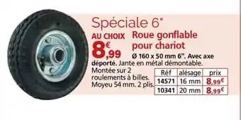 Provence Outillage Roue gonflable pour chariot offre