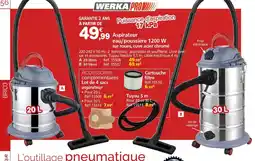 Provence Outillage Aspirateur eau/poussière 1200 W offre