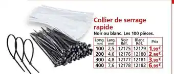 Provence Outillage Collier de serrage rapide offre