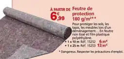 Provence Outillage Feutre de protection offre