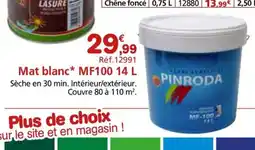 Provence Outillage Mat blanc✶ MF100 offre