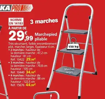 Provence Outillage Marchepied pliable offre