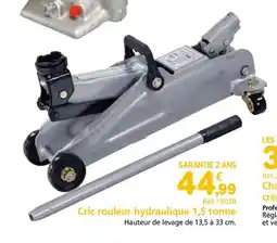 Provence Outillage Cric rouleur hydraulique offre