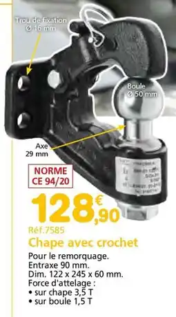 Provence Outillage Chape avec crochet offre