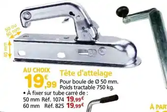 Provence Outillage Tête d'attelage offre