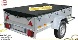 Provence Outillage Bâche de protection pour remorque Imperméable offre