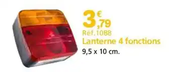 Provence Outillage Lanterne 4 fonctions offre