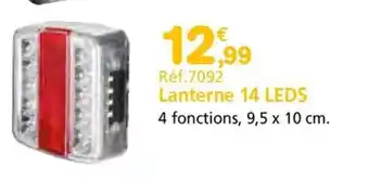 Provence Outillage Lanterne 14 LEDS offre