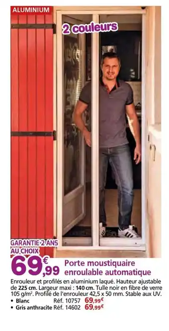 Provence Outillage Porte moustiquaire enroulable automatique offre