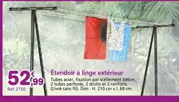 Provence Outillage Étendoir à linge extérieur offre