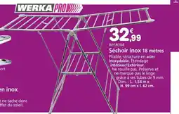 Provence Outillage WERKA PRO Séchoir inox offre