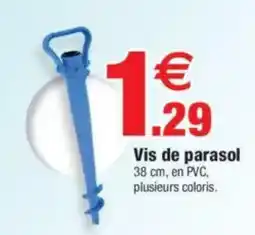 Bazarland Vis de parasol offre
