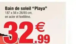 Bazarland Bain de soleil Playa offre