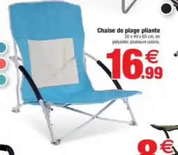 Chaise de plage pliante
