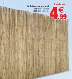 Bazarland Le brise-vue naturel offre