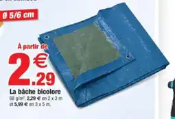 Bazarland La bâche bicolore offre