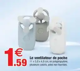 Bazarland Le ventilateur de poche offre