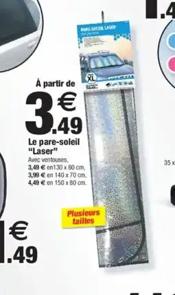 Bazarland Le pare-soleil Laser offre