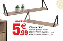 L'étagère Aliaj