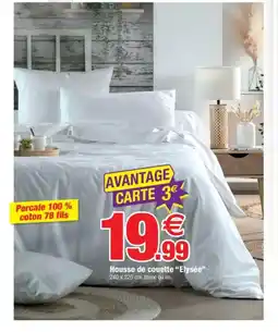 Bazarland Housse de couette Elysée offre