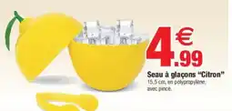 Bazarland Seau à glaçons Citron offre
