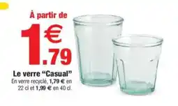 Bazarland Le verre Casual offre