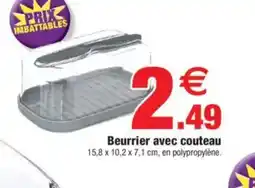 Bazarland Beurrier avec couteau offre
