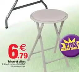 Bazarland Tabouret pliant offre