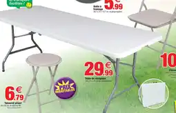 Bazarland Table de réception offre