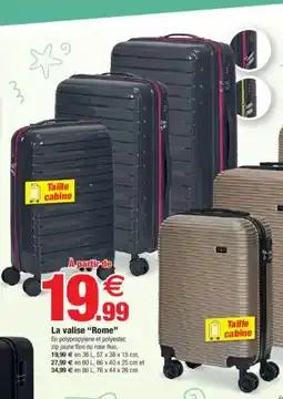 Bazarland La valise Rome offre