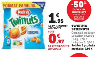 Super U BENENUTS Twinuts offre