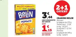 Super U BELIN Crakers offre