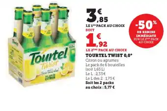 Super U TOURTEL TWIST 0,0° offre